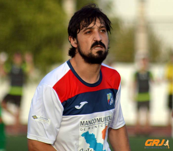 Ramiro, jugador del CF Motril, en un partido de esta temporada (GRJ)