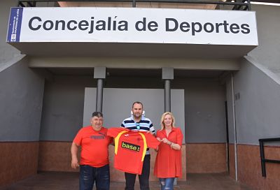 Delegado, entrenador y presidenta del Churriana 