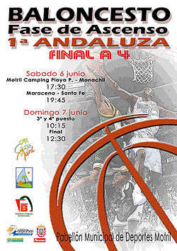Cartel oficial de la Final a cuatro en Motril Cartel oficial de la Final a cuatro en Motril