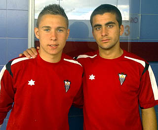 Miguel García y Samu del Corral, jugadores granadinos (GRJ)