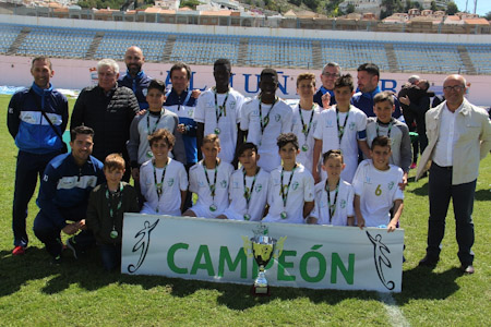 La selección malagueña se ha proclamado Campeona de Andalucia en Almuñécar 