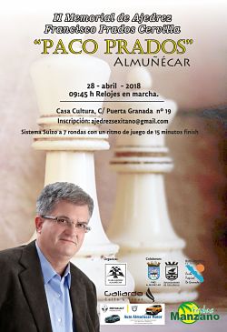 El II Torneo Paco Prados se disputará el 28 de Abril