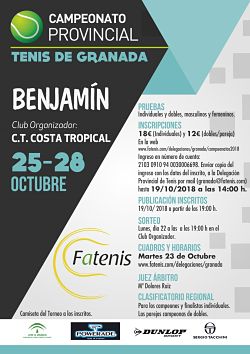Las mejores promesas del Tenis Benjamin se darán cita en Almuñécar