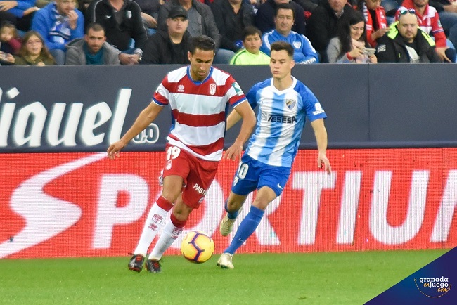 Montoro marcó el gol de la victoria del Granada en Málaga (GRJ)
