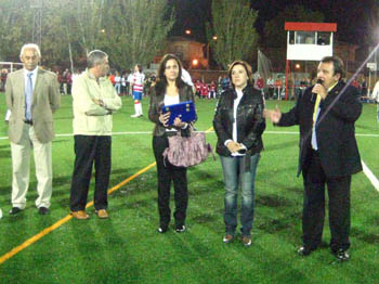 Un momento de la inauguración de las nuevas instalaciones culleras Un momento de la inauguración de las nuevas instalaciones culleras