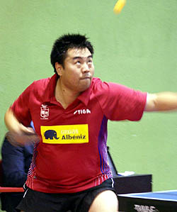 Wang Ran, jugador del GilAuto La Zubia Wang Ran, jugador del GilAuto La Zubia