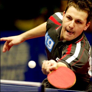 Timo Boll, jugador del Borussia Düsseldorf Timo Boll, jugador del Borussia Düsseldorf