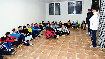 Las jóvenes promesas de la marcha andaluza despidieron el año en el CAE Las jóvenes promesas de la marcha andaluza despidieron el año en el CAE