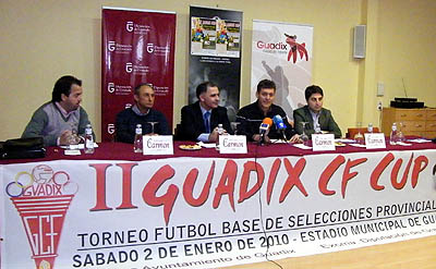 Un momento de la presentación de la segunda edición de la Guadix Cup (GRJ) Un momento de la presentación de la segunda edición de la Guadix Cup (GRJ)