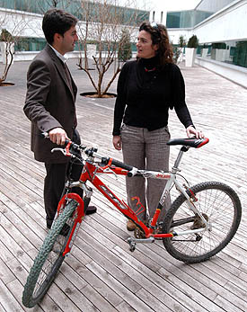 Iván López Ariza junto a Mercedes Alemán Iván López Ariza junto a Mercedes Alemán