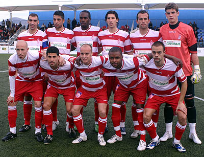 Once inicial del Granada CF que saltó al césped de Lucena (MINUTO90.COM)