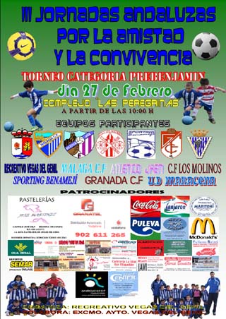 Cartel de las III Jornadas andaluzas de amistad y convivencia