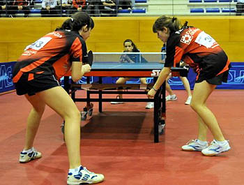 Laura Ramírez (izda.) jugando con Fátima Bocanegra en dobles (GRJ) Laura Ramírez (izda.) jugando con Fátima Bocanegra en dobles (GRJ)