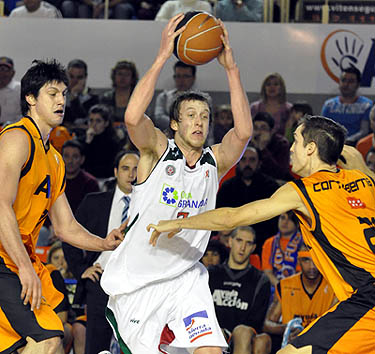 Joe Ingles fue el jugador más destacado en el partido de ida (ACBMEDIA) Joe Ingles fue el jugador más destacado en el partido de ida (ACBMEDIA)