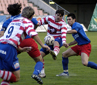 Ocaña en el encuentro disputado ante la UD Puertollano Ocaña en el encuentro disputado ante la UD Puertollano