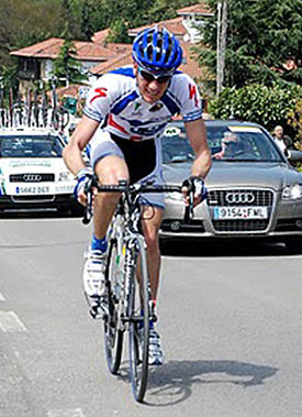 Javier López en pleno esfuerzo (GRJ) Javier López en pleno esfuerzo (GRJ)