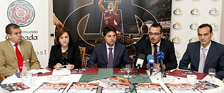 Un momento de la presentación de la primera edición de la Copa Puleva (CBGRANADA) Un momento de la presentación de la primera edición de la Copa Puleva (CBGRANADA)