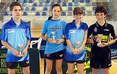 Israel Rodríguez, Ángela García, Fátima Bocanegra y Dragos Antimir (GRJ) Israel Rodríguez, Ángela García, Fátima Bocanegra y Dragos Antimir (GRJ)