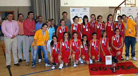 El equipo granadino del Ramón y Cajal celebró su conquista en el Campeonato de Andalucía El equipo granadino del Ramón y Cajal celebró su conquista en el Campeonato de Andalucía