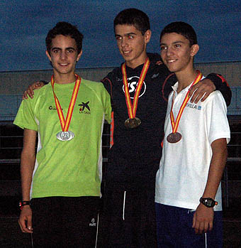 Pablo Oliva, a la izquierda, tras proclamarse subcampeón (GRJ) Pablo Oliva, a la izquierda, tras proclamarse subcampeón (GRJ)