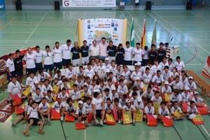 Foto de familia de los participantes en el Campus Foto de familia de los participantes en el Campus