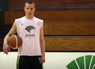 Rafa Freire, jugador de Unicaja de Málaga 