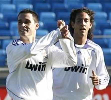 Juanmi Callejón en su etapa en el filial blanco Juanmi Callejón en su etapa en el filial blanco